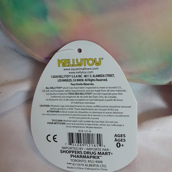 RARE Canada exclusive Squishmallow 8" Ale the seal, Valentine series NWT - Picture 3 of 4